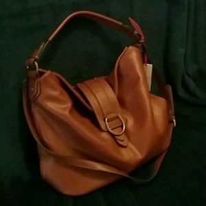 Nicole Miller Brown Crossbody Bag